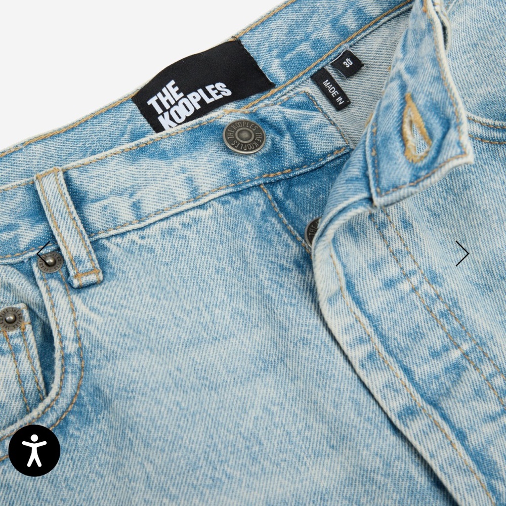 The Kooples Light Blue Men's Jeans - Picture 2 of 6